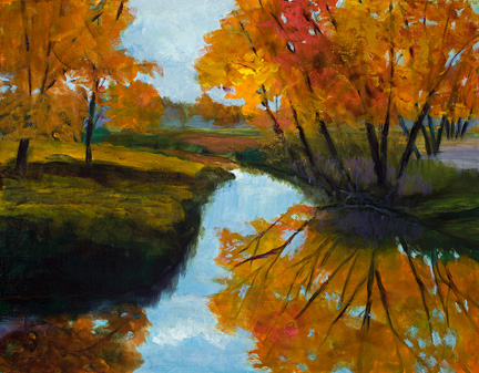 Fall Trees on the Poudre