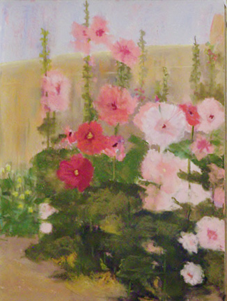 Hollyhocks
